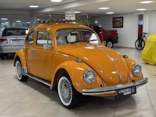 VOLKSWAGEN - FUSCA - 1975/1975 - Laranja - Sob Consulta